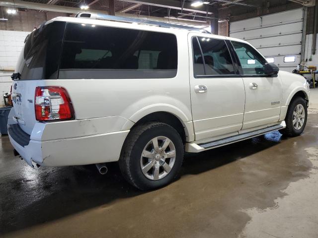 1FMFK205X7LA22300 - 2007 FORD EXPEDITION EL LIMITED WHITE photo 3