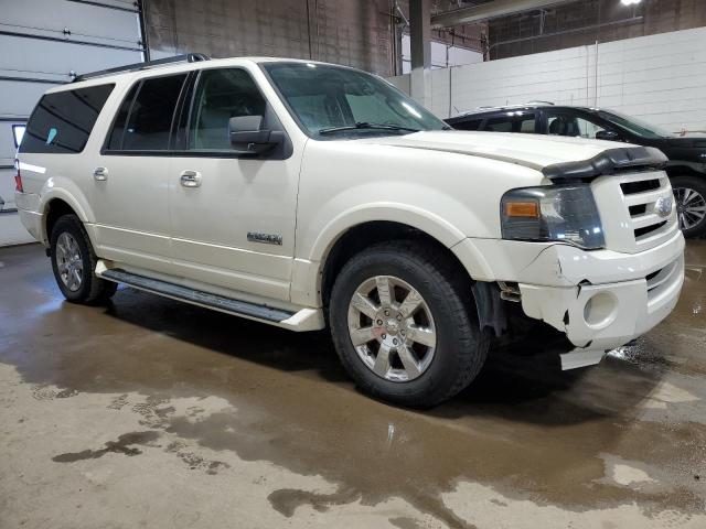 1FMFK205X7LA22300 - 2007 FORD EXPEDITION EL LIMITED WHITE photo 4