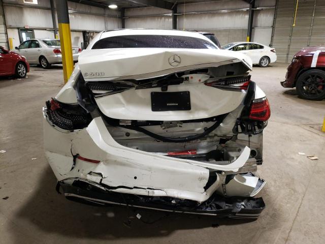 W1K6G6DB2NA079330 - 2022 MERCEDES-BENZ S 500 4MATIC WHITE photo 6