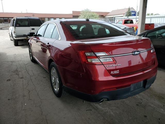 1FAHP2E82DG205993 - 2013 FORD TAURUS SEL RED photo 2