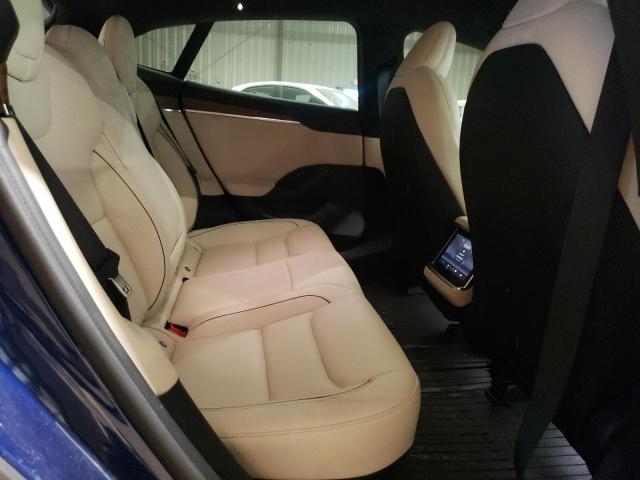 5YJSA1E67MF431452 - 2021 TESLA MODEL S Կապույտ լուսանկար 10