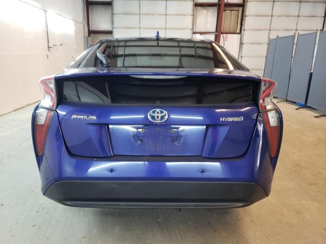 JTDKBRFU7J3083220 - 2018 TOYOTA PRIUS BLUE photo 6