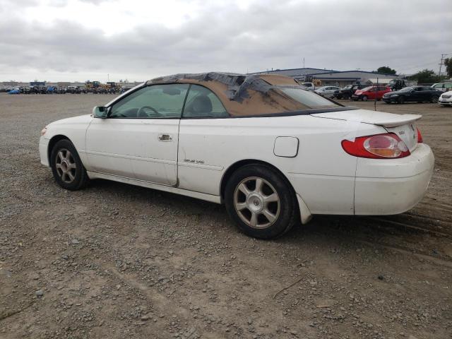 2T1FF28P82C573274 - 2002 TOYOTA CAMRY SOLA SE WHITE photo 2