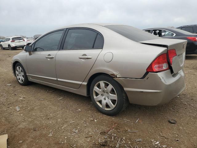 1HGFA16566L033125 - 2006 HONDA CIVIC LX BEIGE photo 2