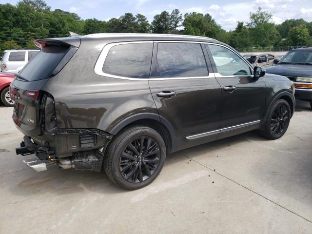 5XYP54HC1MG168199 - 2021 KIA TELLURIDE SX GREEN photo 3