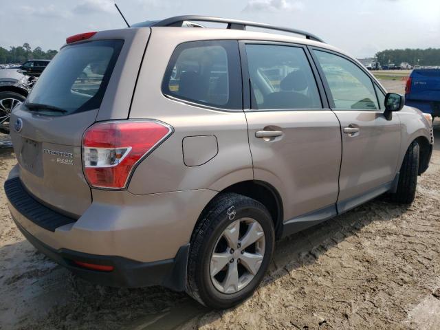 JF2SJABC1FH557286 - 2015 SUBARU FORESTER 2.5I TAN photo 3