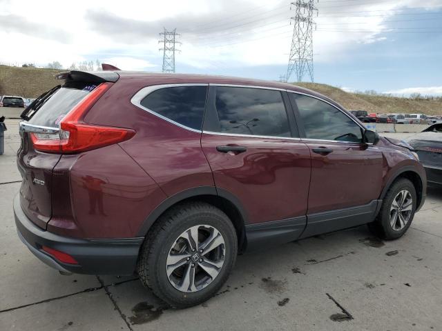 2HKRW6H36JH203048 - 2018 HONDA CRV LX MAROON photo 3