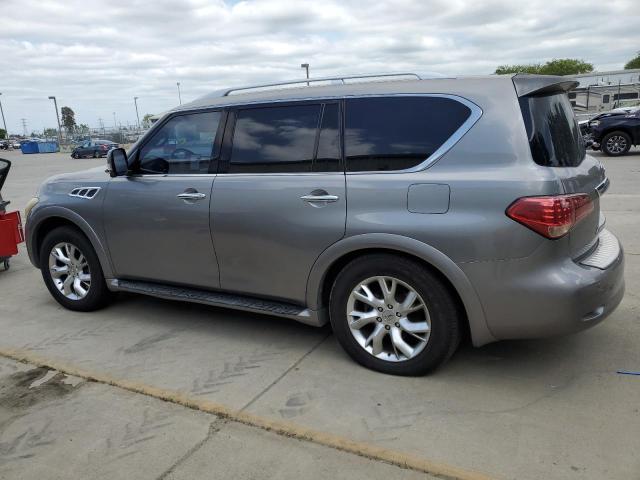 JN8AZ2NE3B9005108 - 2011 INFINITI QX56 SILVER photo 2