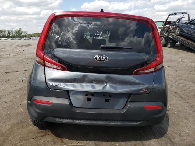 KNDJ23AU2L7727153 - 2020 KIA SOUL LX GRAY photo 6