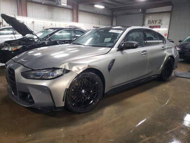 WBS33AY04MFL04703 - 2021 BMW M3 COMPETITION SILVER photo 1