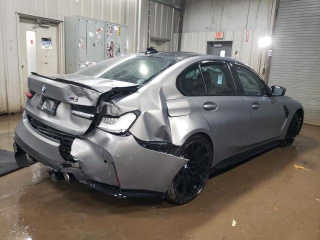 WBS33AY04MFL04703 - 2021 BMW M3 COMPETITION SILVER photo 3