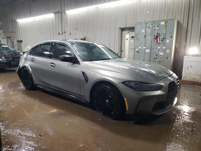 WBS33AY04MFL04703 - 2021 BMW M3 COMPETITION SILVER photo 4