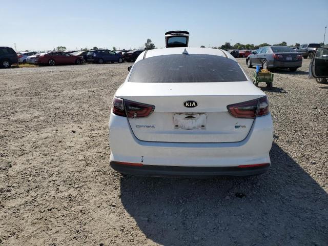 KNAGM4AD7G5093167 - 2016 KIA OPTIMA HYBRID WHITE photo 6