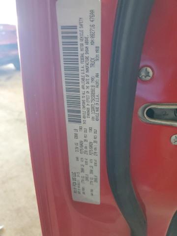 1C6RR7LT5KS689818 - 2019 RAM 1500 CLASS SLT წითელი ფოტო 12