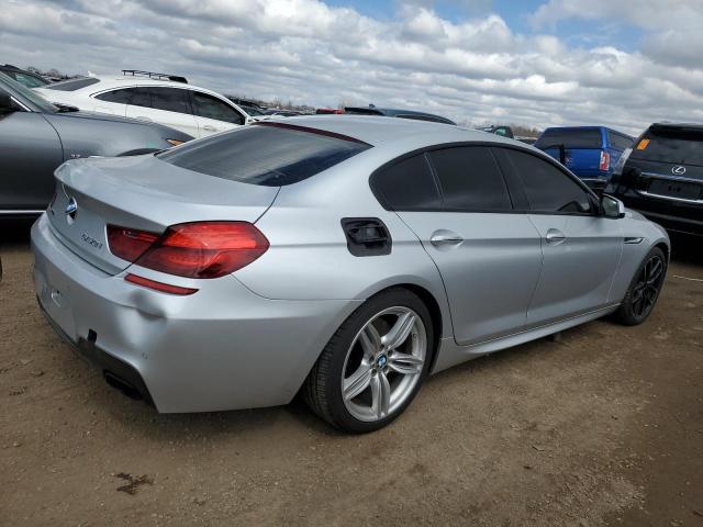 WBA6B4C57ED371365 - 2014 BMW 650 XI GRAN COUPE SILVER photo 3