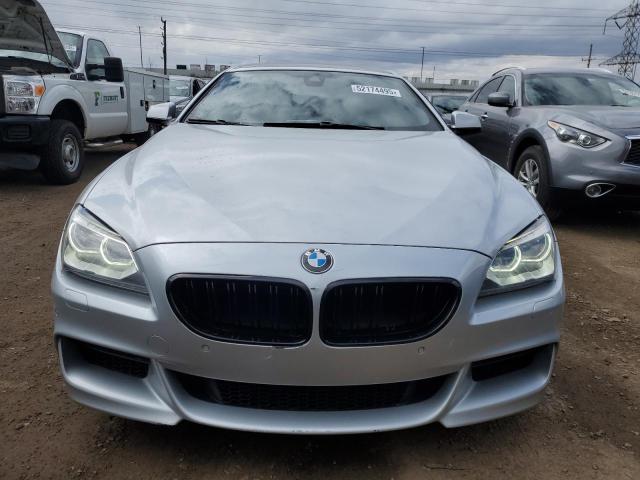 WBA6B4C57ED371365 - 2014 BMW 650 XI GRAN COUPE SILVER photo 5