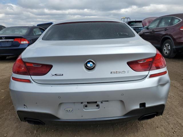 WBA6B4C57ED371365 - 2014 BMW 650 XI GRAN COUPE SILVER photo 6
