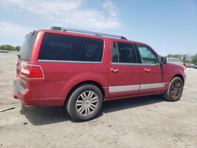 5LMFL28508LJ15763 - 2008 LINCOLN NAVIGATOR L RED photo 3