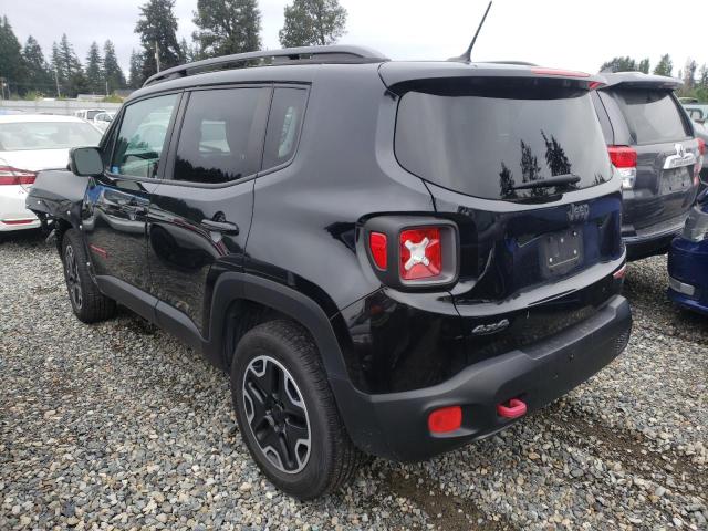 ZACCJBCT6FPB85072 - 2015 JEEP RENEGADE TRAILHAWK BLACK photo 2