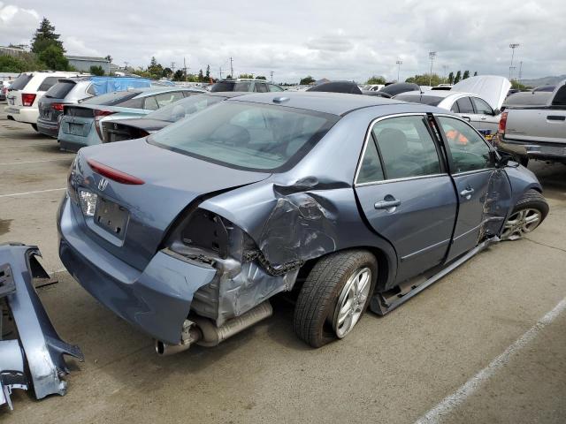 1HGCM568X7A118316 - 2007 HONDA ACCORD EX BLUE photo 3