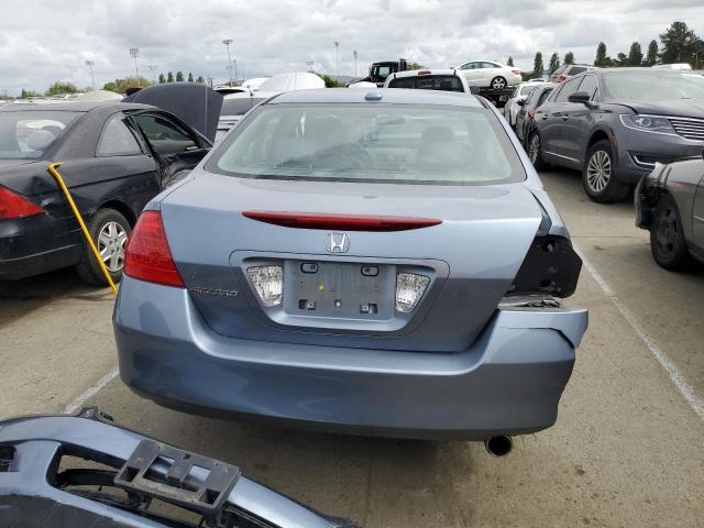 1HGCM568X7A118316 - 2007 HONDA ACCORD EX BLUE photo 6