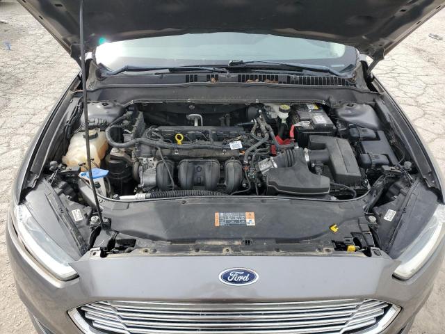 3FA6P0H72ER262834 - 2014 FORD FUSION SE GRAY photo 11