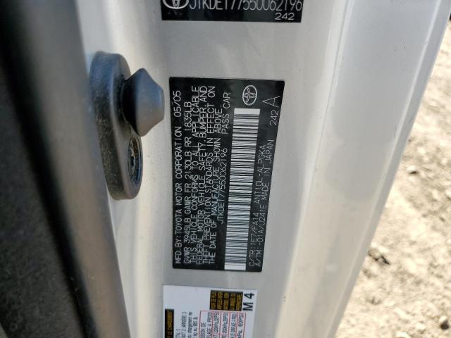 JTKDE177550062196 - 2005 TOYOTA SCION TC 灰色 照片 12