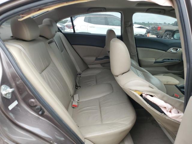2HGFB2F9XCH515546 - 2012 HONDA CIVIC EXL ნაცრისფერი ფოტო 10