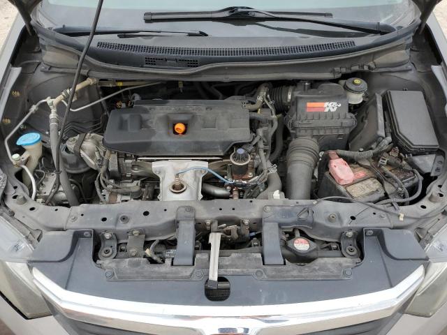 2HGFB2F9XCH515546 - 2012 HONDA CIVIC EXL ნაცრისფერი ფოტო 11