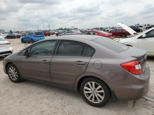 2HGFB2F9XCH515546 - 2012 HONDA CIVIC EXL ნაცრისფერი ფოტო 2