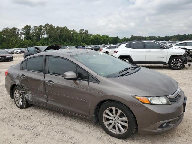 2HGFB2F9XCH515546 - 2012 HONDA CIVIC EXL GRAY photo 4