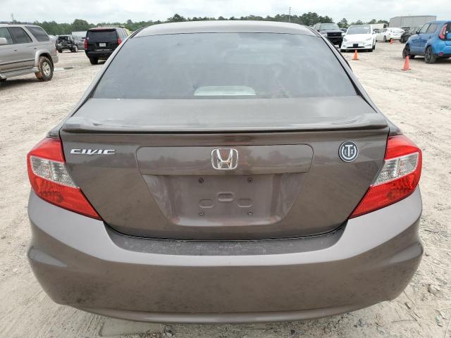 2HGFB2F9XCH515546 - 2012 HONDA CIVIC EXL ნაცრისფერი ფოტო 6