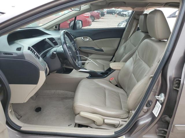 2HGFB2F9XCH515546 - 2012 HONDA CIVIC EXL ნაცრისფერი ფოტო 7