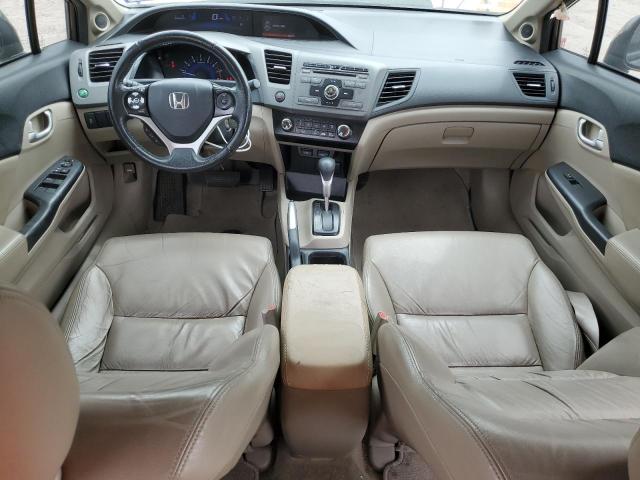 2HGFB2F9XCH515546 - 2012 HONDA CIVIC EXL ნაცრისფერი ფოტო 8