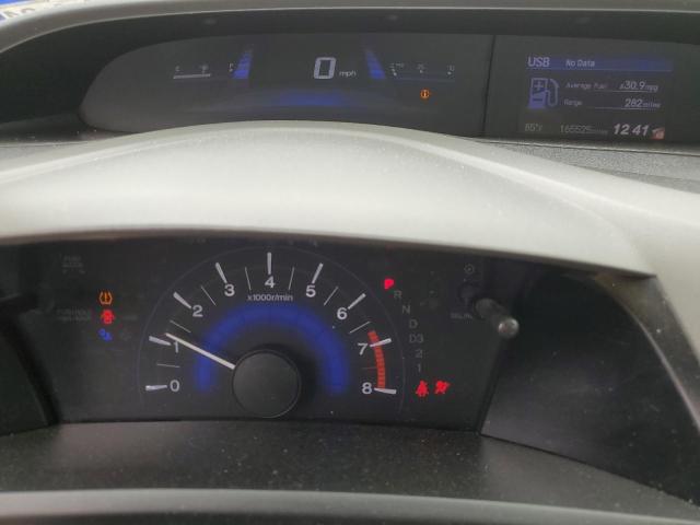 2HGFB2F9XCH515546 - 2012 HONDA CIVIC EXL ნაცრისფერი ფოტო 9