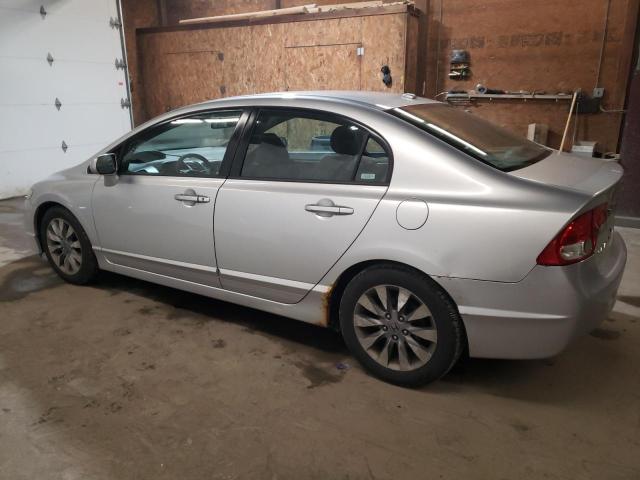 2HGFA16989H353101 - 2009 HONDA CIVIC EXL SILVER photo 2