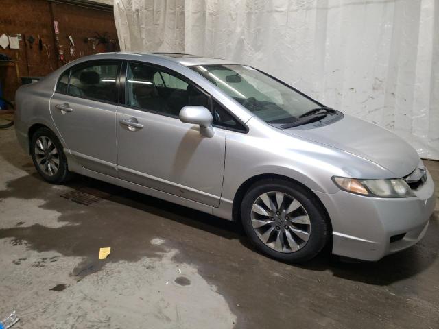 2HGFA16989H353101 - 2009 HONDA CIVIC EXL SILVER photo 4