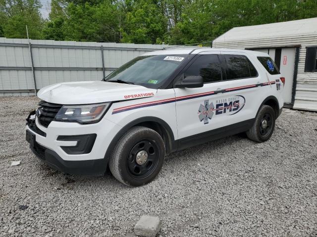 1FM5K8AR8JGA21873 - 2018 FORD EXPLORER POLICE INTERCEPTOR WHITE photo 1