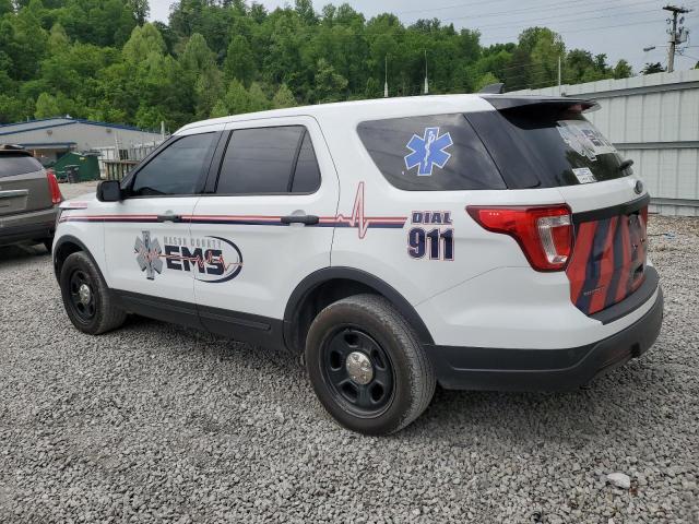 1FM5K8AR8JGA21873 - 2018 FORD EXPLORER POLICE INTERCEPTOR WHITE photo 2