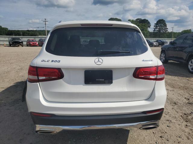 WDC0G4KB2HV009826 - 2017 MERCEDES-BENZ GLC 300 4MATIC WHITE photo 6