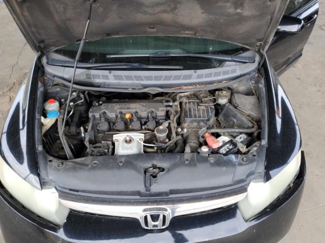 2HGFA16918H514418 - 2008 HONDA CIVIC EXL შავი ფოტო 11