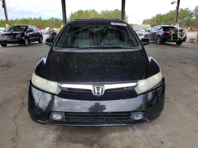 2HGFA16918H514418 - 2008 HONDA CIVIC EXL BLACK photo 5