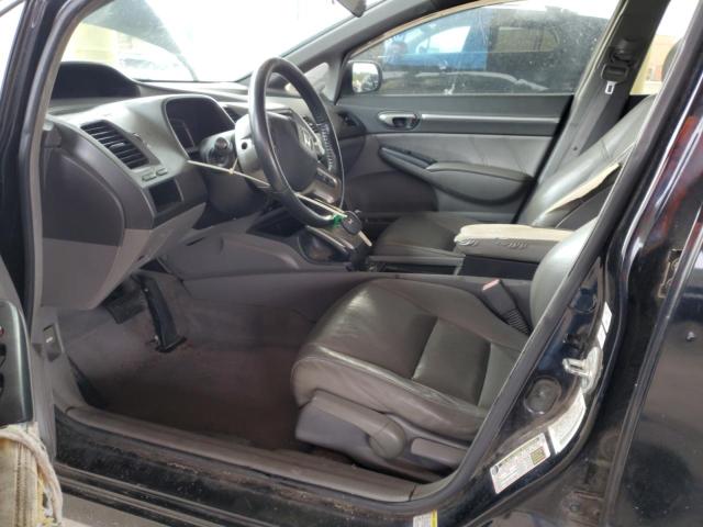 2HGFA16918H514418 - 2008 HONDA CIVIC EXL შავი ფოტო 7