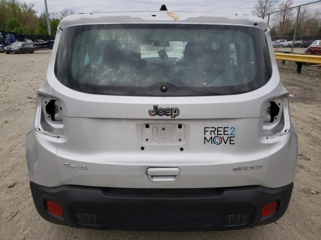 ZACNJDAB4MPN21634 - 2021 JEEP RENEGADE SPORT 银色 照片 6