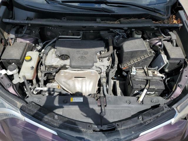 2T3BFREV4GW507456 - 2016 TOYOTA RAV4 LE PURPLE photo 11