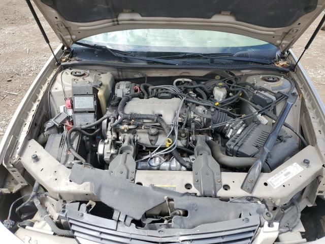 2G1WF52E929348430 - 2002 CHEVROLET IMPALA GOLD photo 11