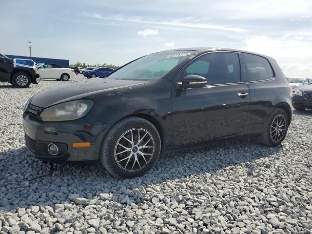 WVWBB7AJ2CW162359 - 2012 VOLKSWAGEN GOLF BLACK photo 1