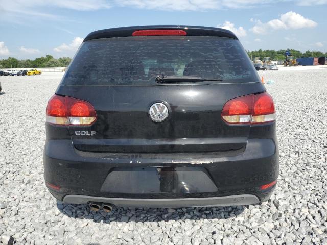 WVWBB7AJ2CW162359 - 2012 VOLKSWAGEN GOLF BLACK photo 6