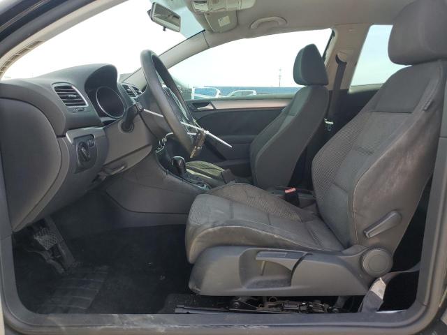 WVWBB7AJ2CW162359 - 2012 VOLKSWAGEN GOLF BLACK photo 7