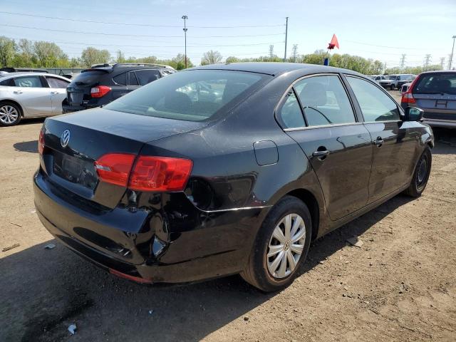 3VW2K7AJ8BM338827 - 2011 VOLKSWAGEN JETTA BASE 黑色 照片 3